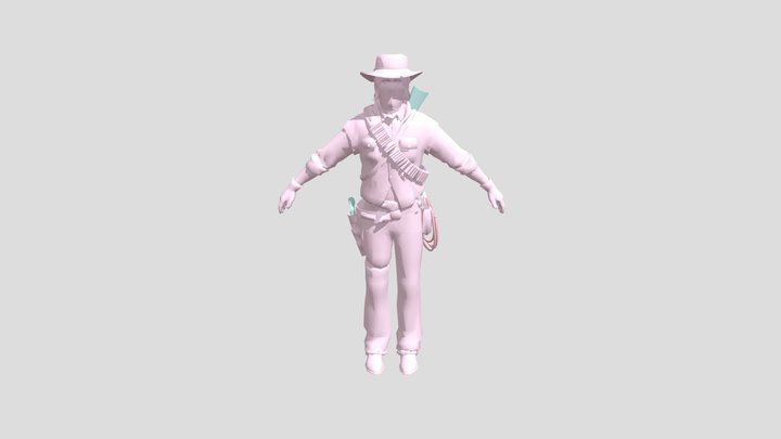 Rdr1 John Marston 3D Model