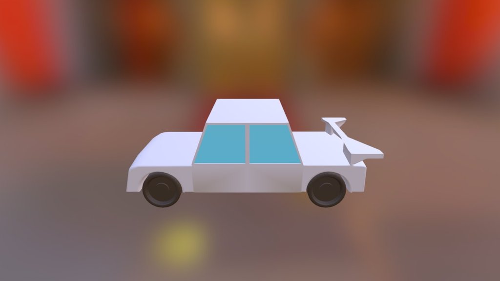 Low poly Small Car