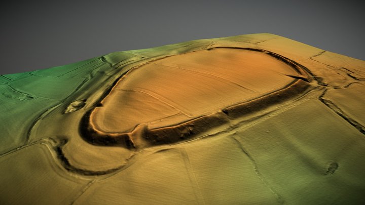 Wall Hills, Thornbury, Herefordshire (UK) – Free 3D Model STL