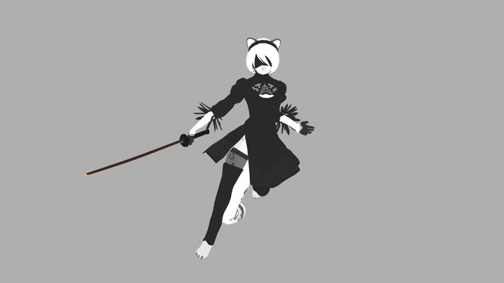2B 3D Model