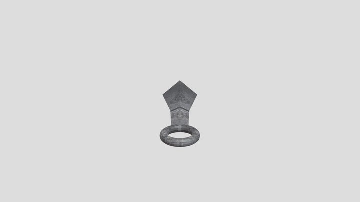 Black Kunai 3D Model