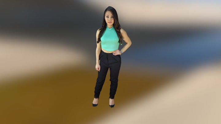 Amanda (pose) 3D Model