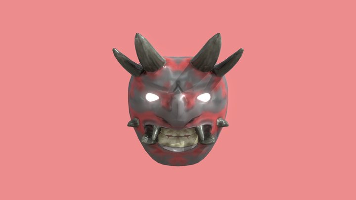 Demon Mask 3D Model