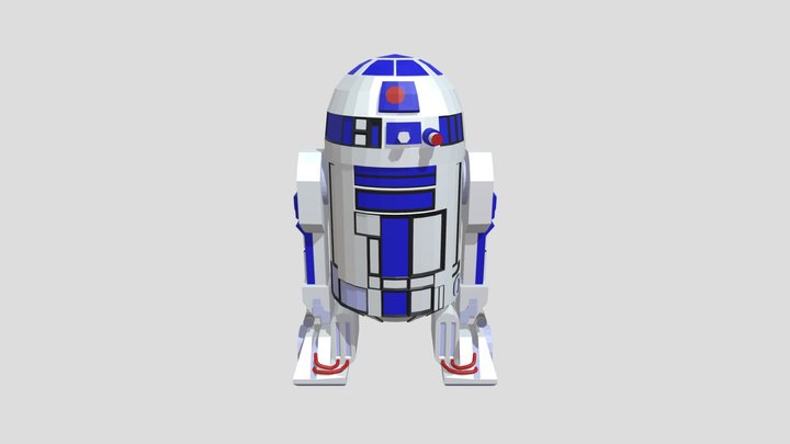 R2D2 - STAR WARS - FREE 3D Model