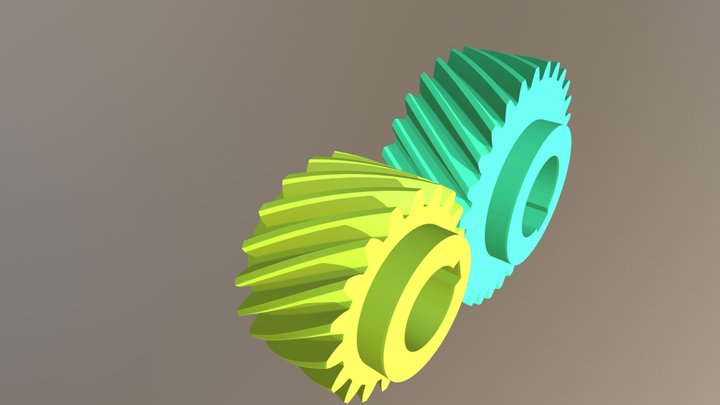 Cilindrica Helicoidal 3D Model