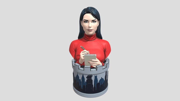 Lois lane queen chess piece