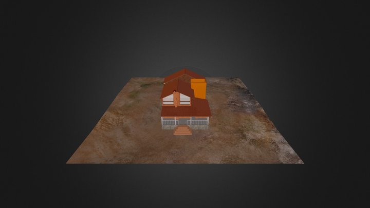 cabana tapalpa Texturized Normals 3D Model