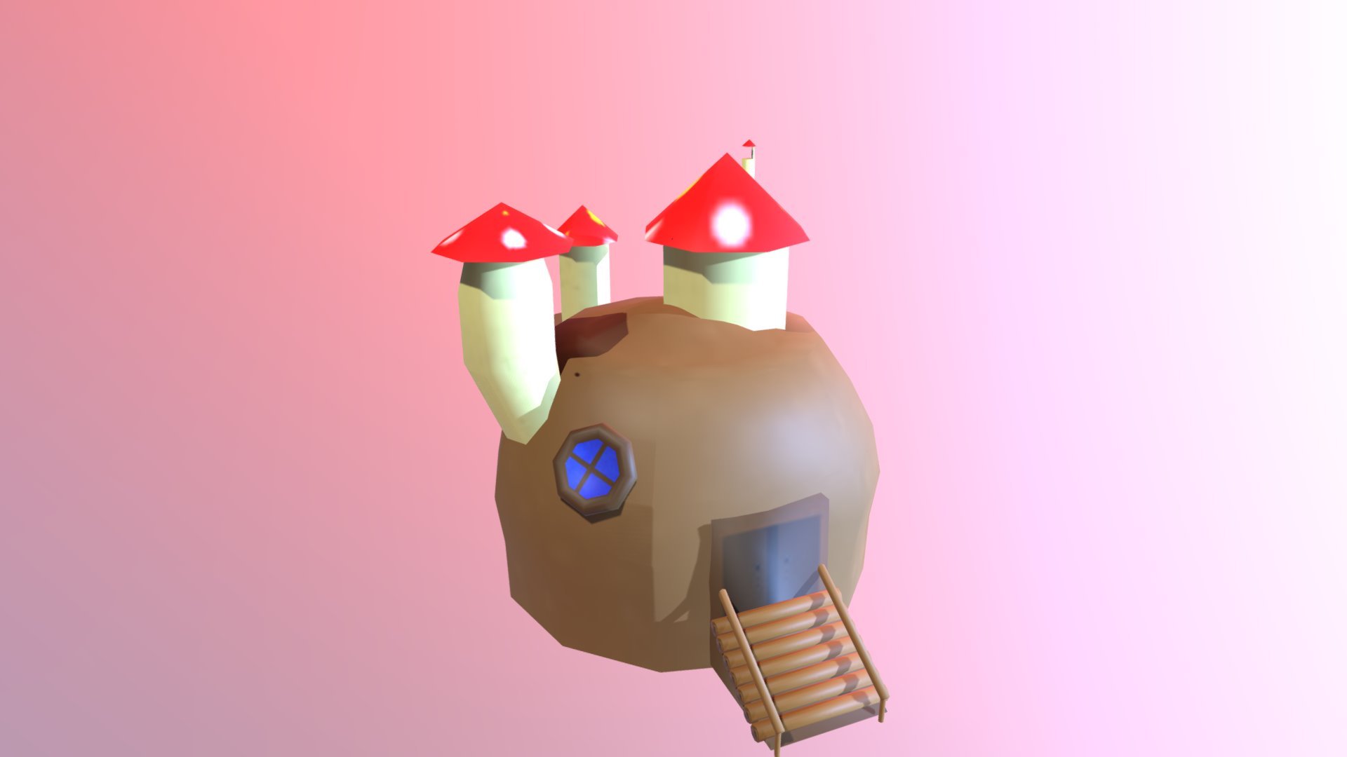 Casinha de gnomos.