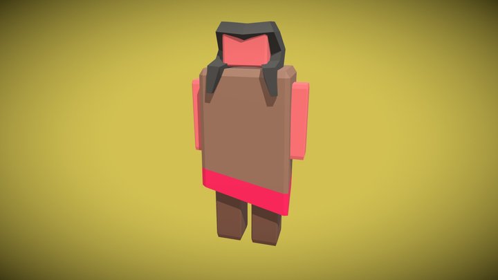 Native Man 3D Model