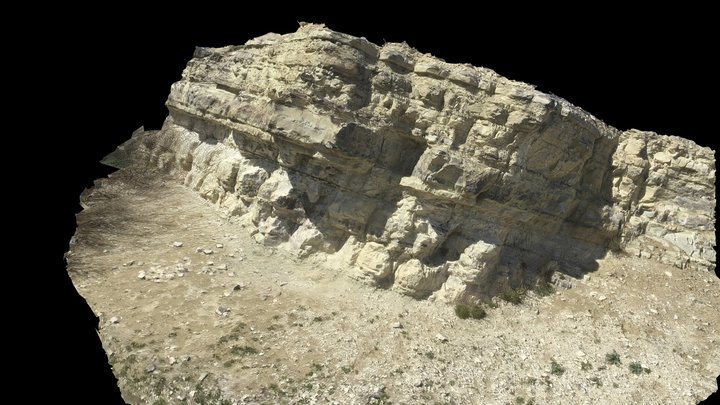 Mudstone Gandaillat Puy de Dôme France 3D Model