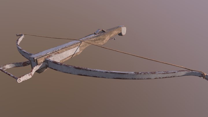 Ancient Chinese Crossbow 3D Model