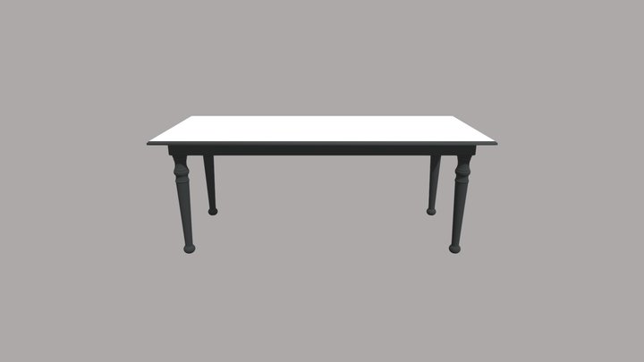Realistic Dining Table