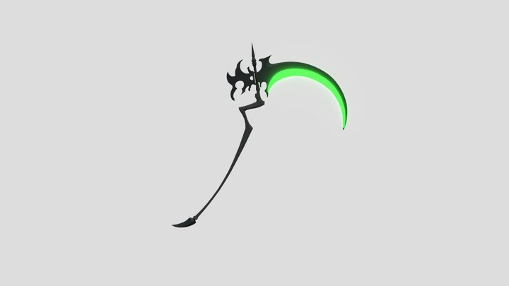 shinoa hiiragi scythe 3D Model