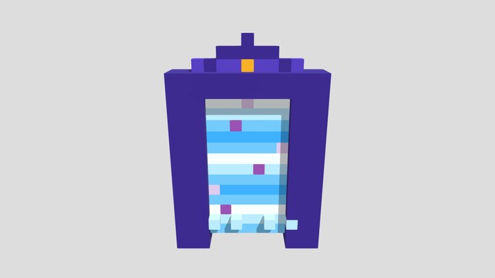 Fairy Water Veil - Voxel 32x32 (Animated) – Gratis 3D-model STL