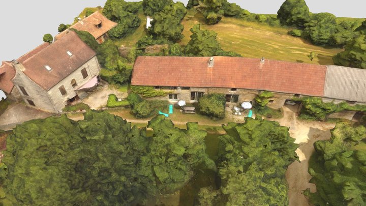 Gîtes de La Berlandie 3D Model