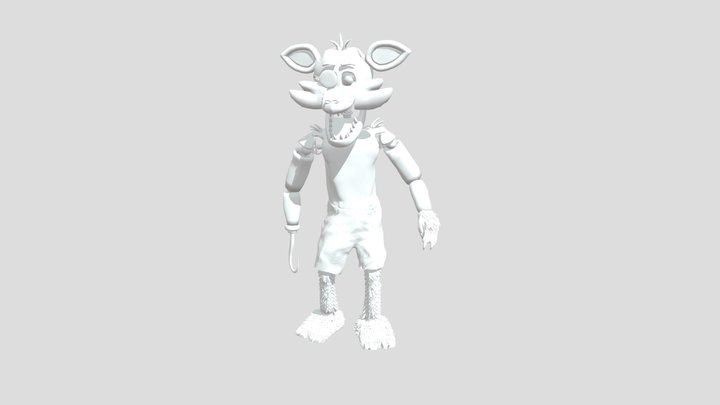 Movie_ Foxy The Pirate Foxy_CLEAN 3D Model