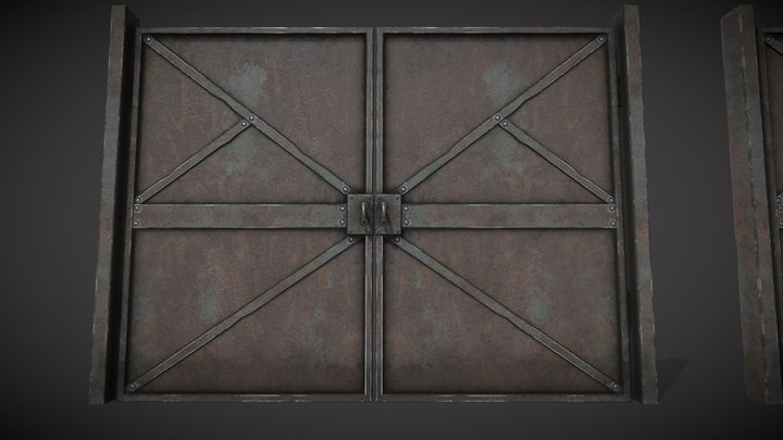 door metal - 15MB – Modelo 3D gratuito STL