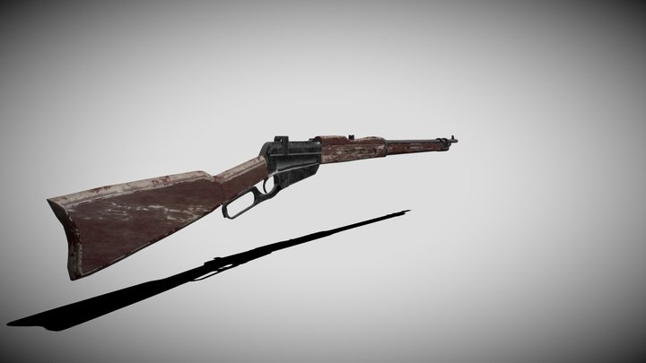 Winchester 1895 3D Model