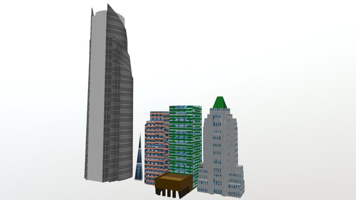 skyscraper models 3D Model