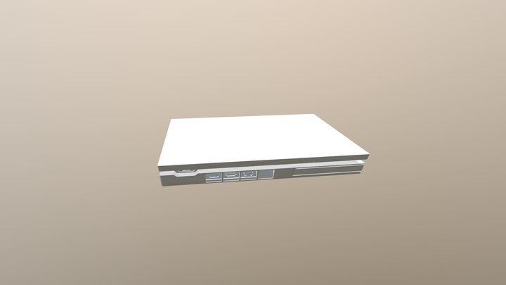 PS4_Slim_modeling 3D Model