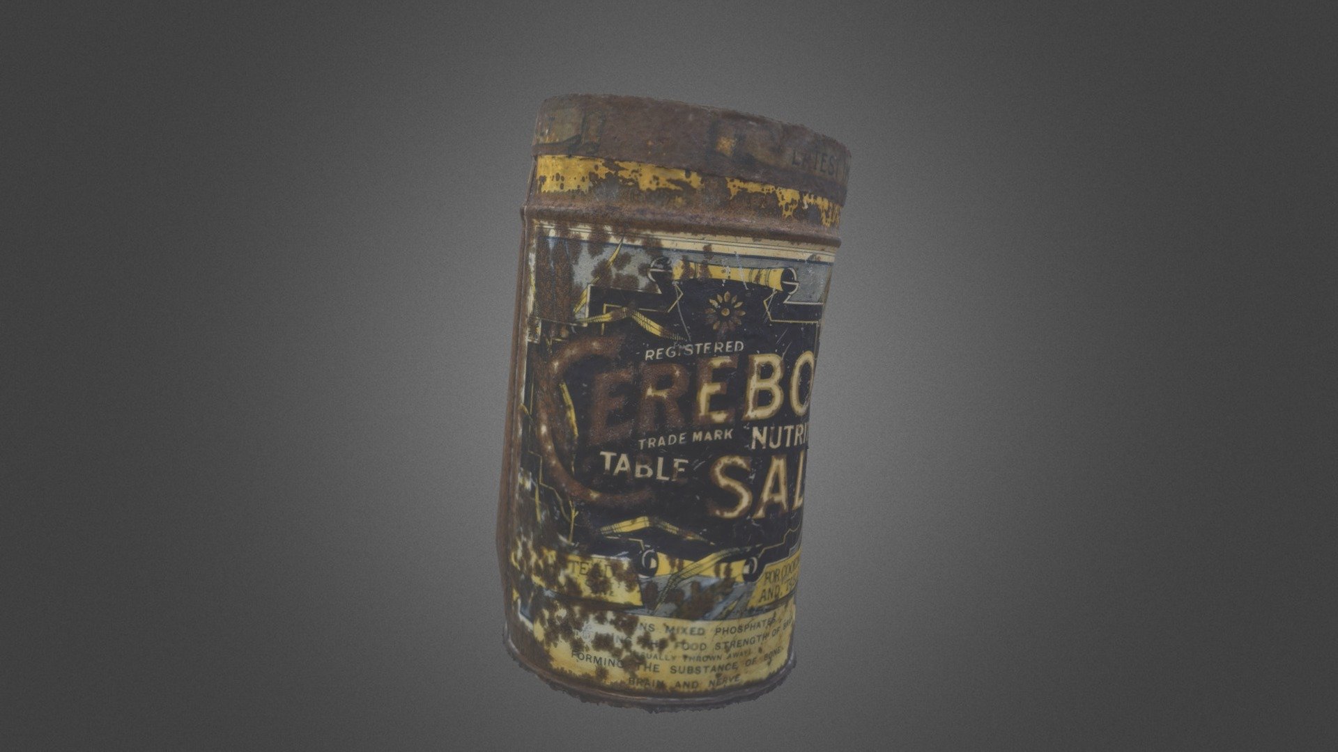 Cerebos Salt Tin