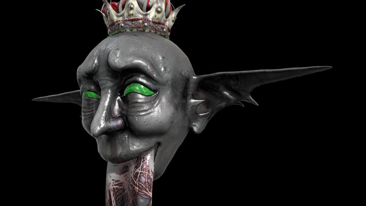 Goblin King Sword 3D Model