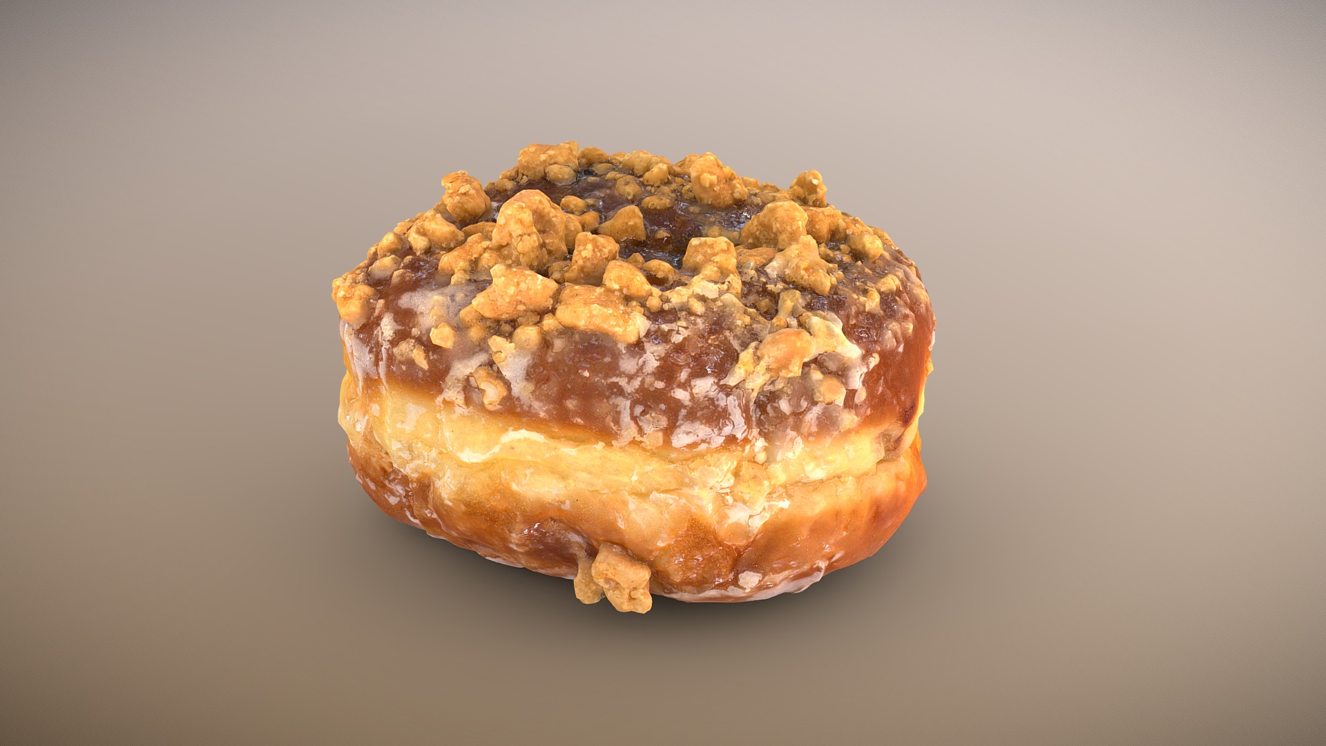 3D model Doughnut Plant Crumble Doughseed - This is a 3D model of the Doughnut Plant Crumble Doughseed. The 3D model is about a close up of a pine cone.