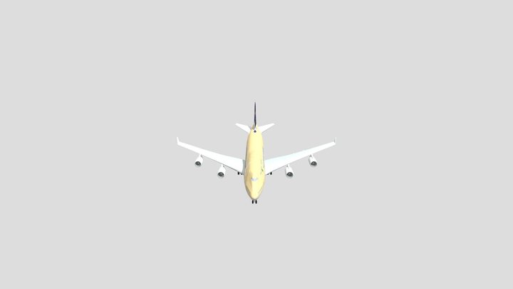 Boeing 747-400 saudi arabian Airlines 3D Model