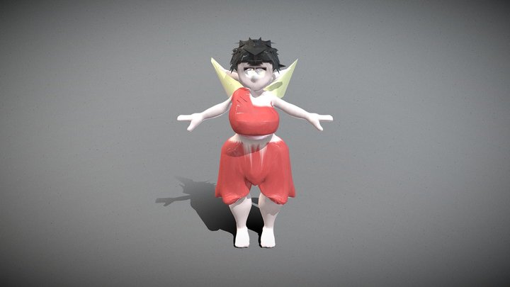 Crysta From Fern Gully Sculpt 3D Model