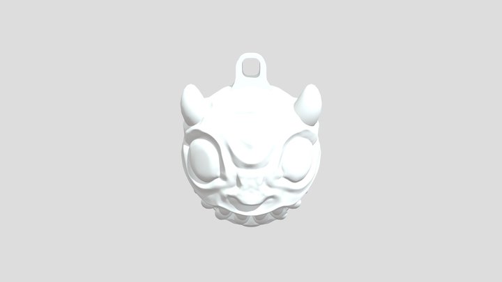 Weird Ceature Keychain 3D Model