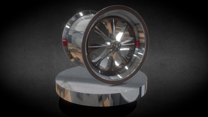 Car Rim 3D Model
