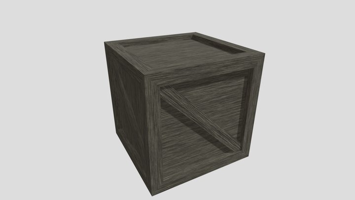 closed crate 3D Model