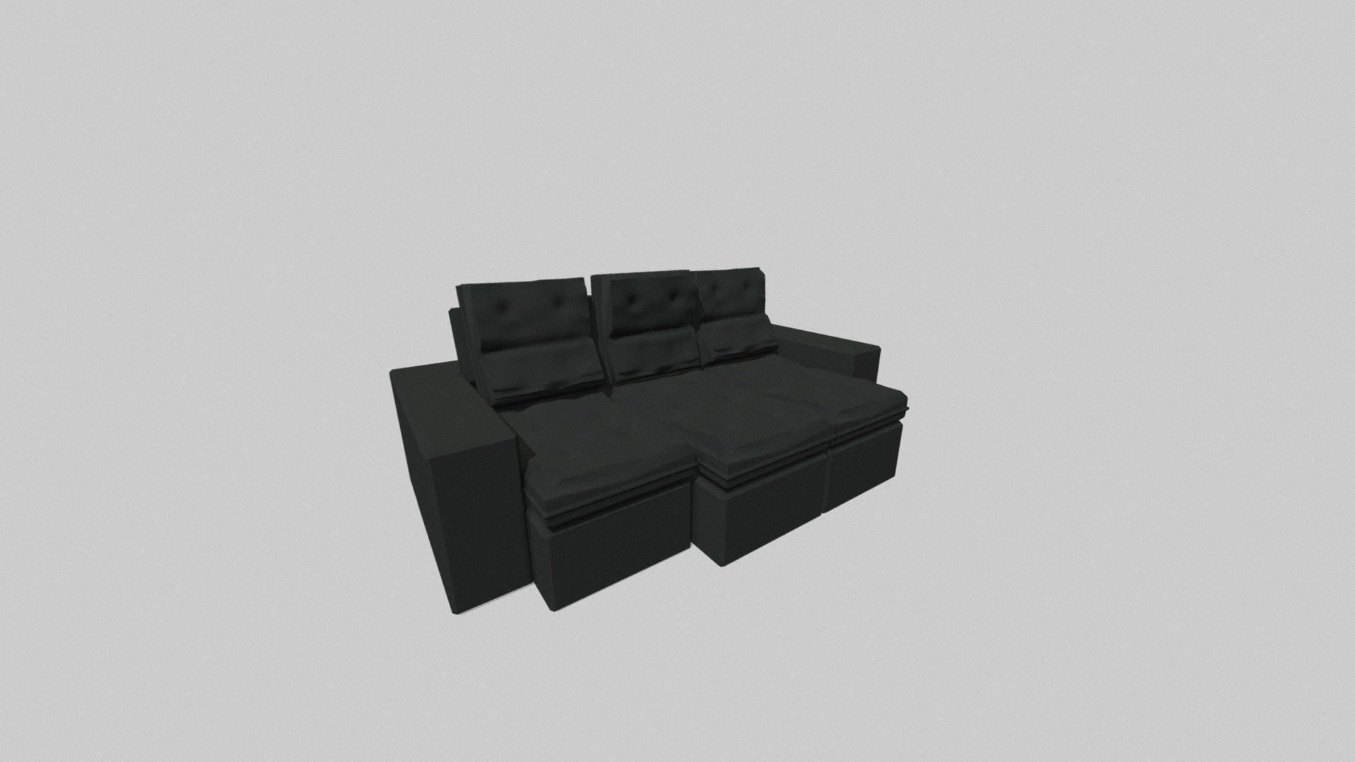 Black sofa