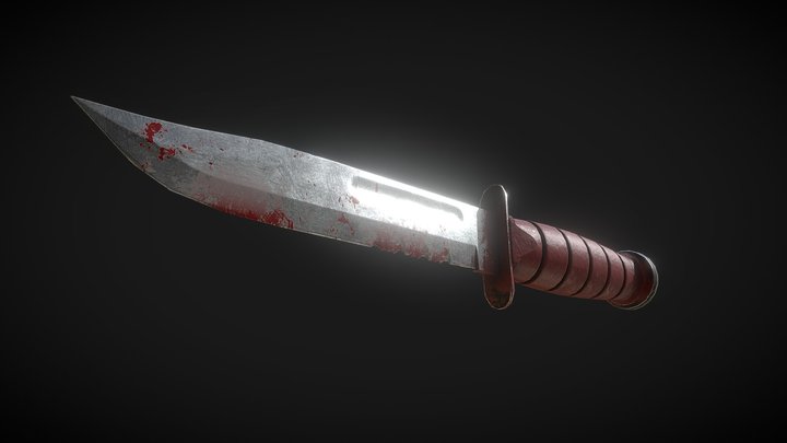 knife lp uvw 3D Model
