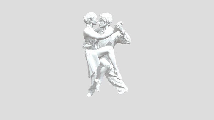 Tango Dance Passion 3D Model