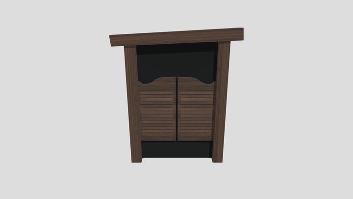 Saloon Door 3D Model