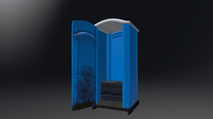 Porta Potty 3D Model