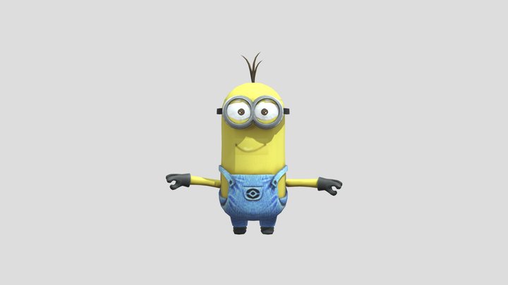 Roblox Minion T Pose 3D Model