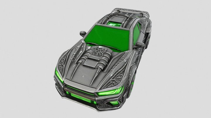 Steampunk-☓[.❎.]☓-Racecar_<☥'ThreE'♆.※.'ثلاثة'> – Modèle 3D gratuit STL