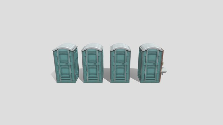Port-a-john – Modello 3D gratuito STL