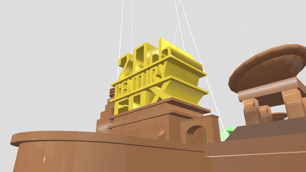 20th Century Fox Logo Blocksworld A 3d Model Collection By 20th Century Fox Logo Blocksworld A 3d Model Collection By