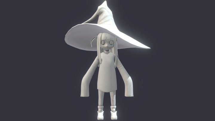 Working Little Witch (WIP) 3D Model