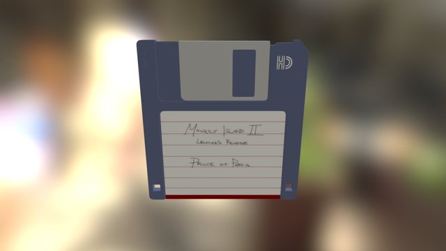 Diskette 3ds 3D Model