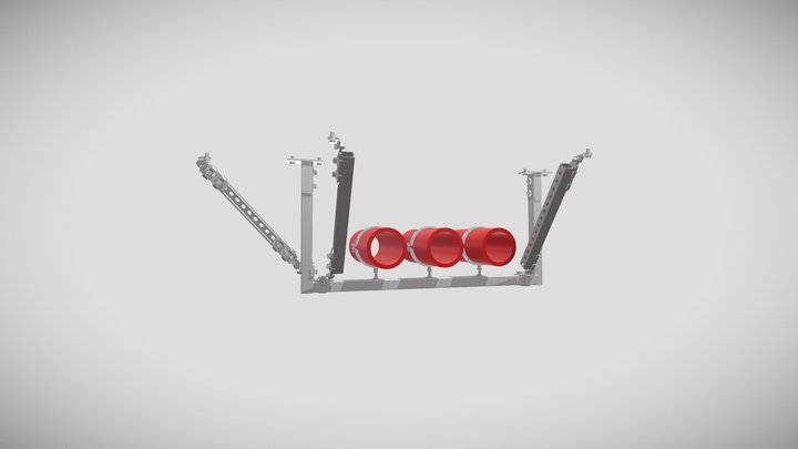 Staffaggio d’impianti – Varifix® - Montaggio 02 3D Model