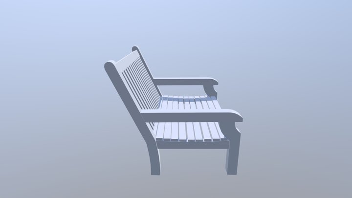 Bench Finished 3D Model