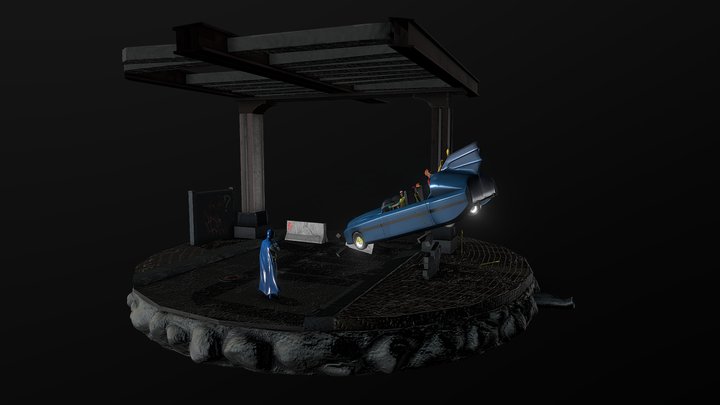 Stealing the Batmobile 3D Model