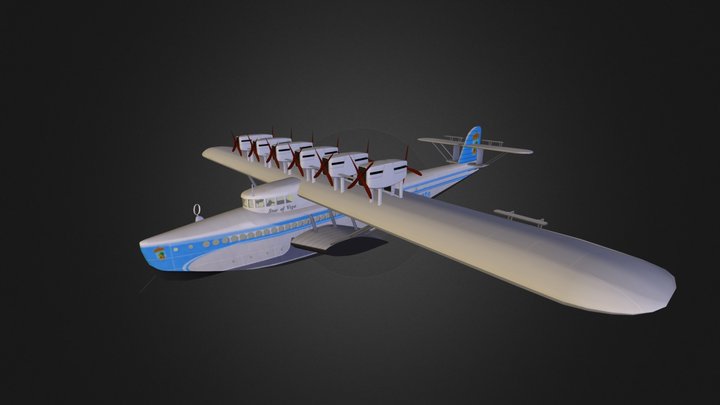 Dornier Do X – Modello 3D gratuito STL