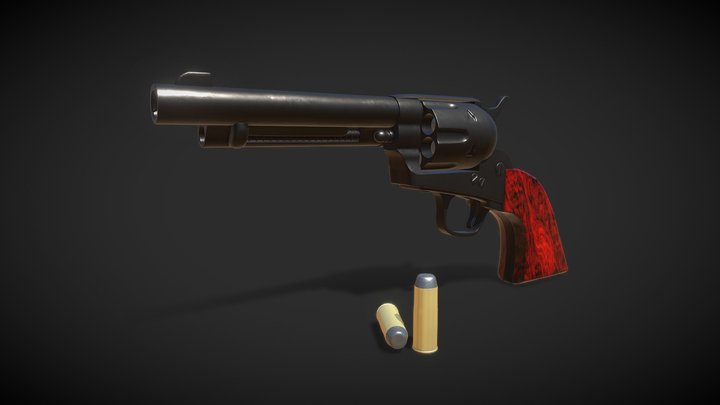 Single Action Army 3D Model
