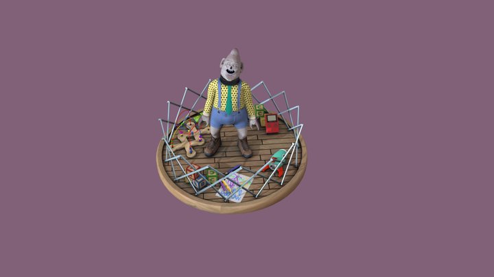 Clawson The Big Boy 3D Model