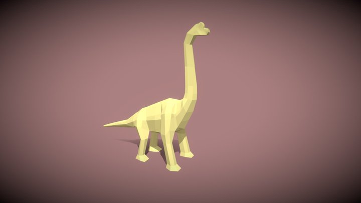 DAY 4 - Brachiosaurus 3D Model